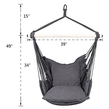 Highwild Hammock Chair with Cushions - Relax in Style