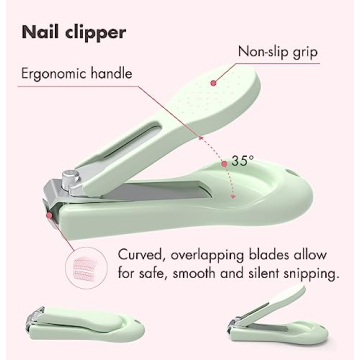 YIVEKO Baby Nail Kit - 4-in-1 Safe Baby Grooming Set