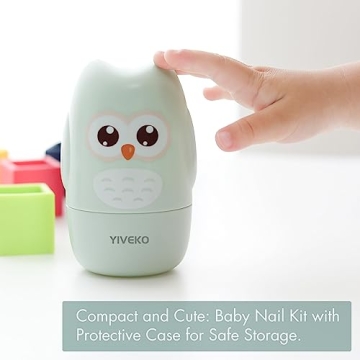 YIVEKO Baby Nail Kit - 4-in-1 Safe Baby Grooming Set