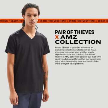 Stylish Pair of Thieves V-Neck T-Shirt Pack for Men