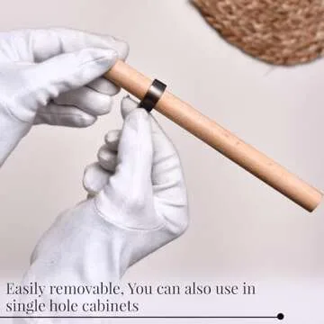 Indian Shelf 6 Pieces Adjustable Drawer Pulls- Wooden Cabinet Handles- Boho Cabinet Pulls- Adjustable Drawer Handles- Adjustable Handles- Boho Dresser Handles- T Bar Pulls for Door