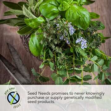 Seed Needs Italian Herb Seed Packet Collection - Grow Fresh Herbs