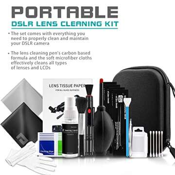 ParaPace Professional Camera Cleaning Kit - Essential Tools for Optics