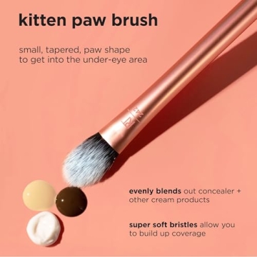 Real Techniques Kitten Paw Concealer Brush Flawless Coverage
