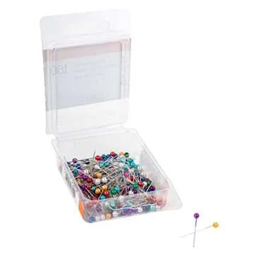 SINGER Pearlized Head Straight Pins - Durable & Colorful