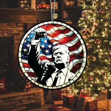 Trump Christmas Ornaments 2024, White House Christmas Ornament 2024, Donald Trump Christmas Ornament, Trump Ornament 2024, Donald Trump Gifts, Trump Ornaments for Christmas Tree, Trump Inauguration