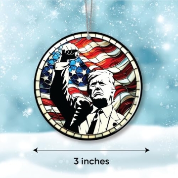 Trump Christmas Ornaments 2024, White House Christmas Ornament 2024, Donald Trump Christmas Ornament, Trump Ornament 2024, Donald Trump Gifts, Trump Ornaments for Christmas Tree, Trump Inauguration
