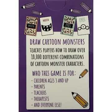 Kane Miller Draw Cartoon Monsters Art Cards – Unleash Your Creativity