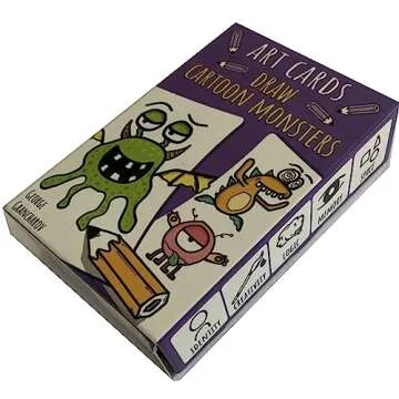 Kane Miller Draw Cartoon Monsters Art Cards for Kids