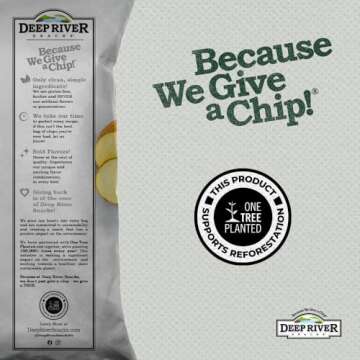 Deep River Snacks Original Sea Salt Kettle Cooked Potato Chips, 2 Ounce (Pack of 24)