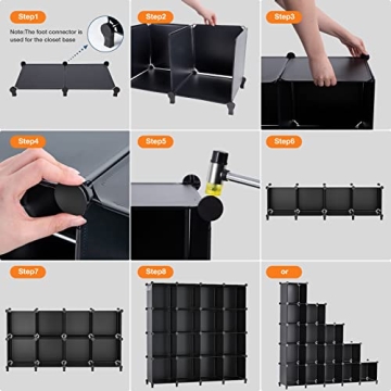 Neprock 16 Cubby Storage Organizer for Better Organization