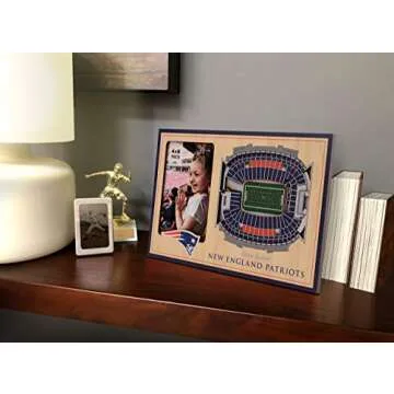 YouTheFan NFL New England Patriots 3D StadiumViews Picture Frame