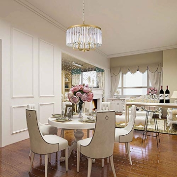 Chic Wellmet Gold Crystal Chandelier for Any Room