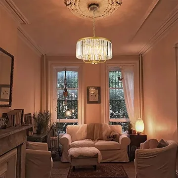 Chic Wellmet Gold Crystal Chandelier for Any Room