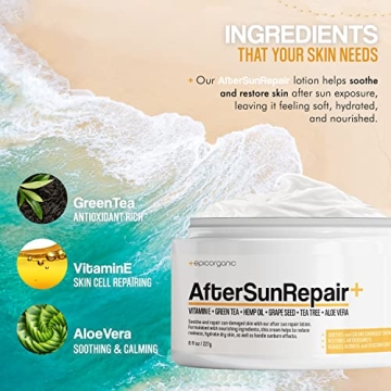 Epic Organicum After Sun Lotion for Sunburn Relief
