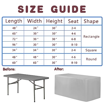 Fitted Table Covers 2 Pack - 48"x24" Aqua