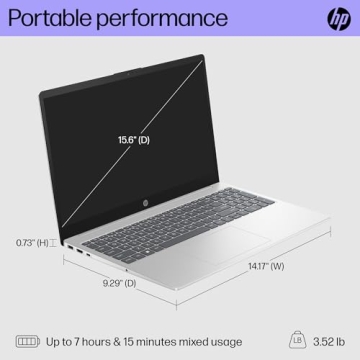 HP 15-inch Laptop 13th Gen Core i5 8GB 512GB SSD