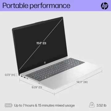 HP 15-inch Laptop 13th Gen Core i5 8GB 512GB SSD