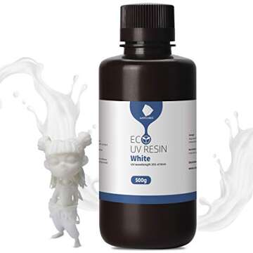 ANYCUBIC 3D Printer Resin with Low Odor and Safety, 405nm UV Plant-Based Rapid Resin with High Preci...