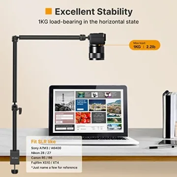 Versatile Overhead Camera Mount for Creators and Vloggers