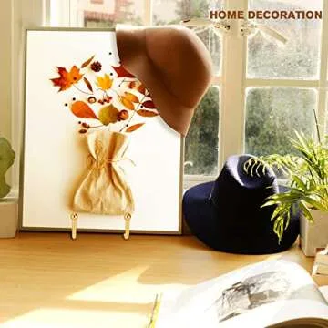 Decolore 4 Pack 4 Inch Display Stands Gold Plate Stands Metal Frame Holder Stand for Picture, Decorative Plate, Photo Easel, Artistic Work Display Stand, Picture Frames