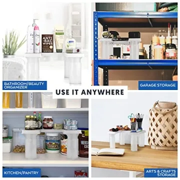 Savvy Shelf Adjustable Organizer for Pantry & Spice Storage