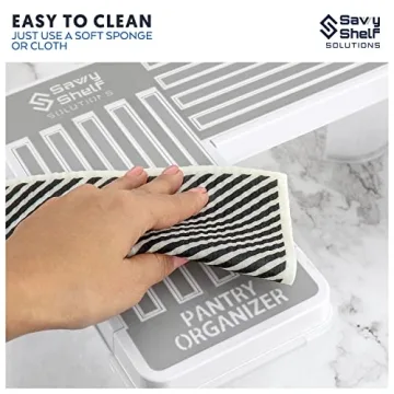 Savvy Shelf Adjustable Organizer for Pantry & Spice Storage