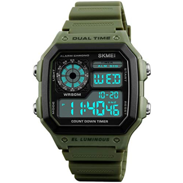 PASOY Unisex Sports Digital Watch - Multifunctional and Waterproof Design