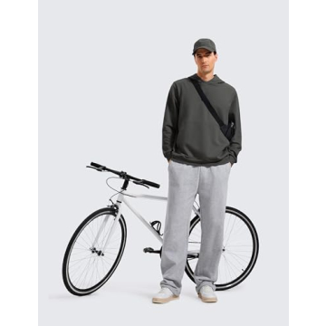 CRZ YOGA Men's Fleece Hoodie - Comfortable & Stylish