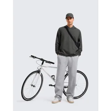 CRZ YOGA Men's Fleece Hoodie - Comfortable & Stylish