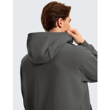CRZ YOGA Men's Fleece Hoodie - Comfortable & Stylish