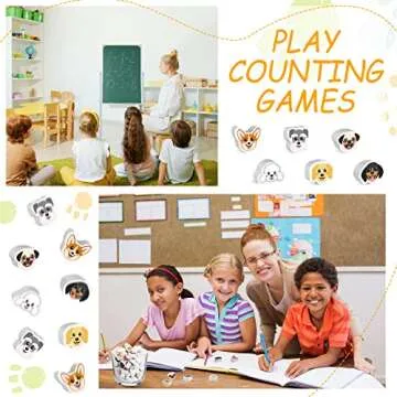 Cute Dog Erasers for Kids - 72 Pcs Fun School Supplies