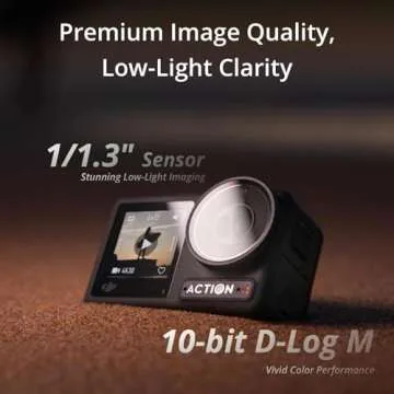 DJI Osmo Action 4 Essential Combo – 4K Waterproof Camera with 1/1.3-Inch Sensor