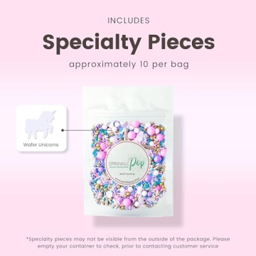 Magical Unicorn Sprinkle Mix for Cake Decorating