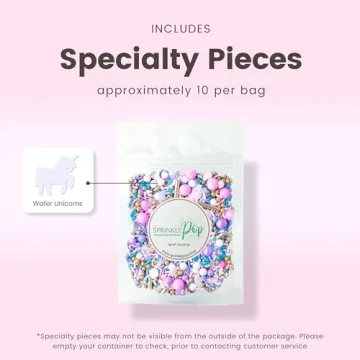 Magical Unicorn Sprinkle Mix for Cake Decorating