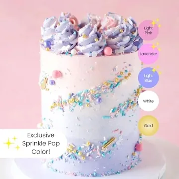 Magical Unicorn Sprinkle Mix for Cake Decorating