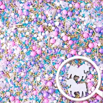 Magical Unicorn Sprinkle Mix for Cake Decorating