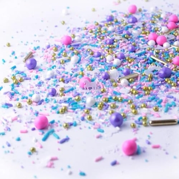Magical Unicorn Sprinkle Mix for Cake Decorating