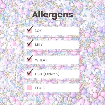 Magical Unicorn Sprinkle Mix for Cake Decorating