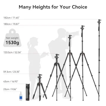 Versatile SmallRig CT-10 Tripod & Monopod for Photographers