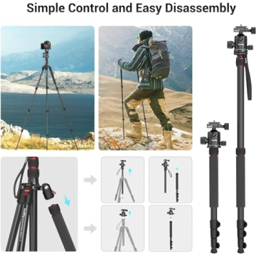 Versatile SmallRig CT-10 Tripod & Monopod for Photographers