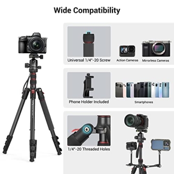 Versatile SmallRig CT-10 Tripod & Monopod for Photographers