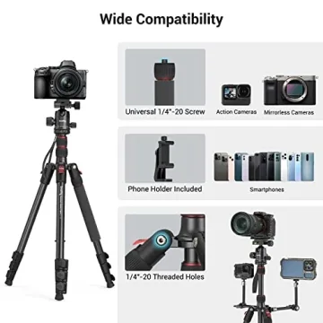 Versatile SmallRig CT-10 Tripod & Monopod for Photographers