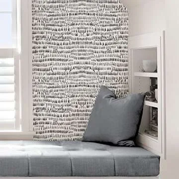 NuWallpaper NU2678 Kylver Grey Peel & Stick Wallpaper