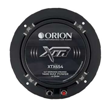 ORION XTR XTX654 Mid-Range Bullet Car Speakers 1400W