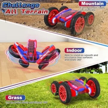 Spider Remote Control Car for Kids - 360° Stunt Car