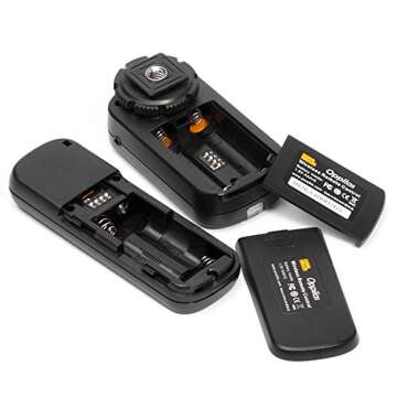 Pixel RW-221 DC2 Wireless Remote Shutter Release for Nikon D3100, D3200, D3300, D5000, D5100, D5200, D5300, D5500, D90,D7000,D7100,D7200,D600,D610,D750,Df
