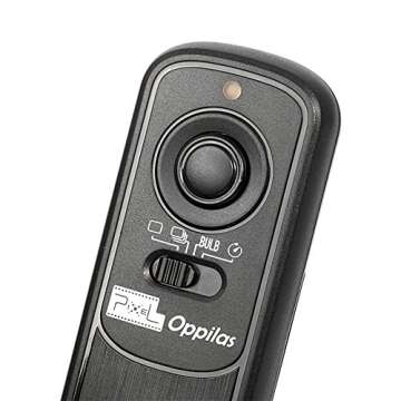 Pixel RW-221 DC2 Wireless Remote Shutter Release for Nikon D3100, D3200, D3300, D5000, D5100, D5200, D5300, D5500, D90,D7000,D7100,D7200,D600,D610,D750,Df