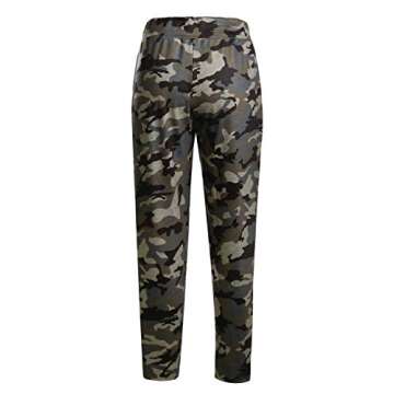 LOSRLY High Waist Camo Jogger Pants for Women Size S
