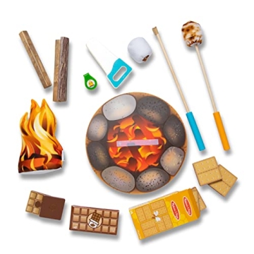 Melissa Doug Campfire S'Mores Play Set Imaginative Outdoor Fun